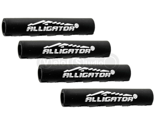 Защита рамы от трения Alligator Sawtooth 4 мм чёрная, уп 4 штуки