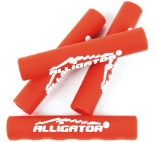 Защита рамы от трения Alligator Sawtooth 4 мм красный, уп 4 штуки