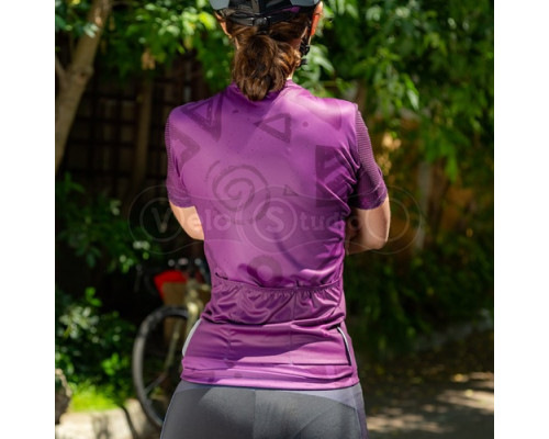 Женская велоджерси ONRIDE Wiggle фиолетовая размер XL