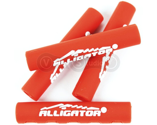 Защита рамы от трения Alligator Sawtooth 5 мм красная, уп 4 штуки