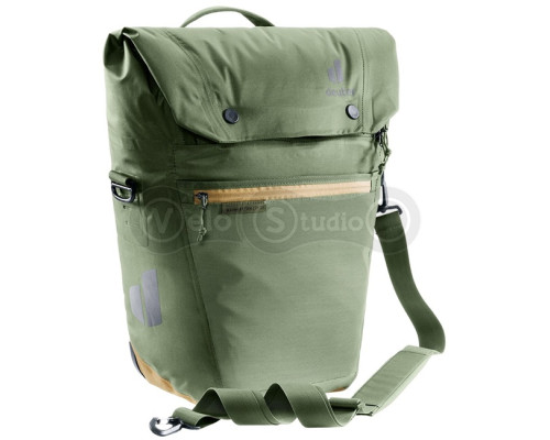 Велосумка на багажник DEUTER Mainhattan 17+10 цвет 2615 khaki-clay