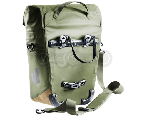 Велосумка на багажник DEUTER Mainhattan 17+10 цвет 2615 khaki-clay