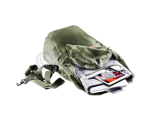 Велосумка на багажник DEUTER Mainhattan 17+10 цвет 2615 khaki-clay