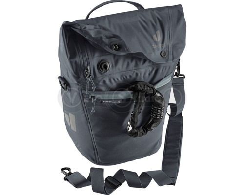 Велосумка на багажник DEUTER Mainhattan 17+10 цвет 4409 graphite-shale