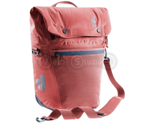 Велосумка на багажник DEUTER Mainhattan 17+10 цвет 5335 redwood-ink