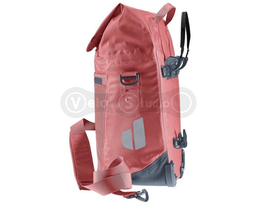 Велосумка на багажник DEUTER Mainhattan 17+10 цвет 5335 redwood-ink