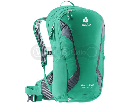 Велорюкзак DEUTER Race EXP Air 14+3 л колір 2437 fern-graphite