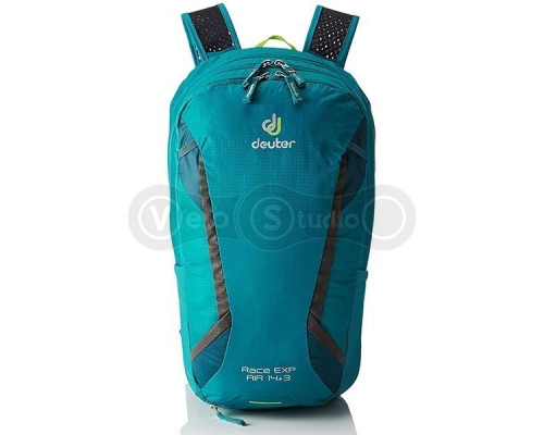 Велорюкзак DEUTER Race EXP Air 14+3 л колір 3325 petrol-arctic