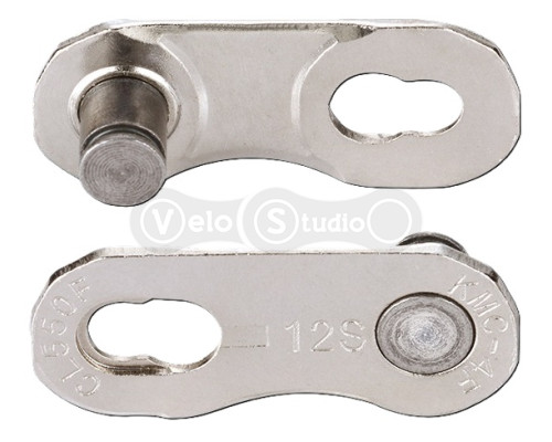 Замок ланцюга KMC Flat NR Silver, SRAM 13/12 швидкостей, уп 2 штуки