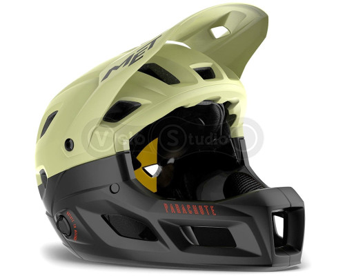 Велосипедний шолом MET PARACHUTE MCR MIPS CE PISTACHIO GREEN | MATT L (58-61)