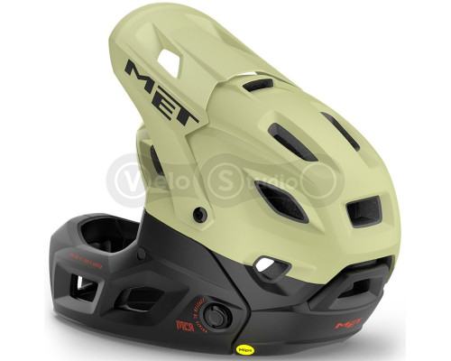 Велосипедний шолом MET PARACHUTE MCR MIPS CE PISTACHIO GREEN | MATT L (58-61)