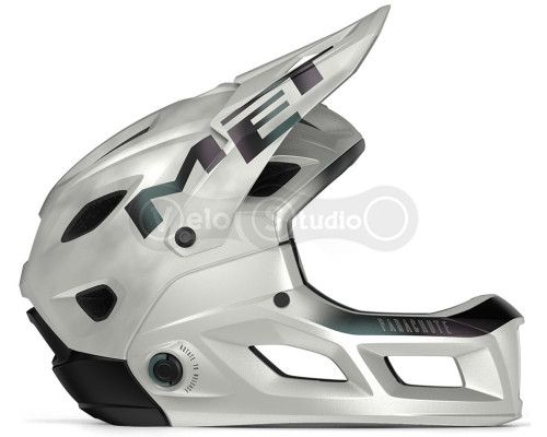 Вело шолом MET PARACHUTE MCR MIPS CE WHITE IRIDESCENT | MATT L (58-61)