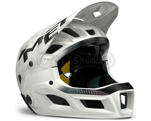 Вело шлем MET PARACHUTE MCR MIPS CE WHITE IRIDESCENT | MATT S (52-56)