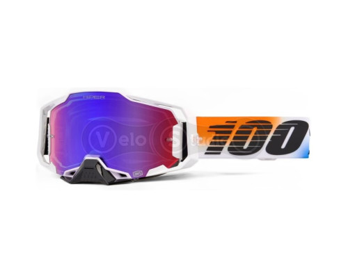 Маска 100% ARMEGA HiPER Goggle [United], HiPER Red Lens