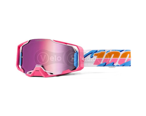Маска 100% ARMEGA HiPER Goggle [LeFreak], HiPER Pink Lens