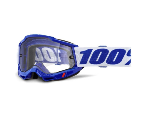 Маска 100% ACCURI 2 Goggle [Blue], Clear Lens