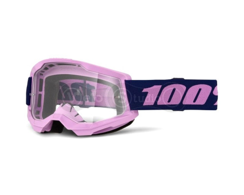 Маска 100% STRATA 2 Goggle [Purple], Clear Lens