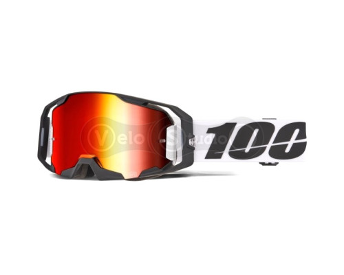 Маска 100% ARMATIC Goggle [Caldwell], Mirror Red Lens