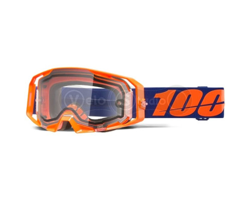 Маска 100% ARMATIC Enduro Goggle [Neon Orange], Dual Clear Lens