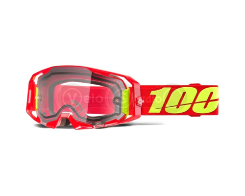 Маска 100% ARMATIC Enduro Goggle [Red], Dual Clear Lens