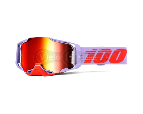 Маска 100% ARMEGA Goggle [Fausto], Mirror Red Lens