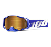 Маска 100% ARMEGA Goggle [Klein], Mirror Gold Lens