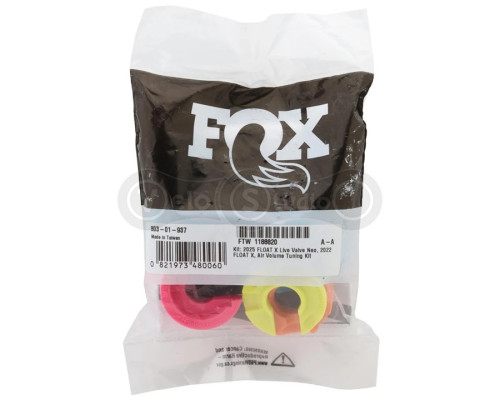Проставки (токены) FOX Kit: 2025 FLOAT X Live Valve Neo, 2022 FLOAT X, Air Volume Tuning Kit