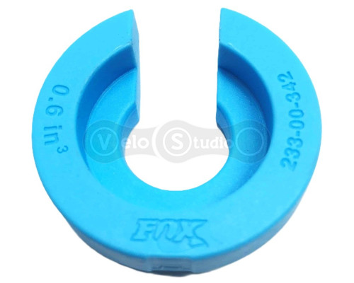 Проставка (токен) FOX Volume Spacer: 2018 Float DPX2 0.6in Plastic, Light Blue