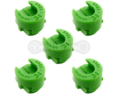 Проставки (токени) FOX Kit: Volume Spacer FLOAT NA 2 34 Bore Green Quantity 5