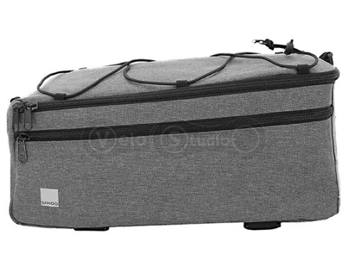 Велосумка на багажник Sahoo 141378, объём 8 литров, серая