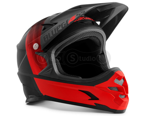 Вело шлем Bluegrass Intox Black Red Matt S (54-56)