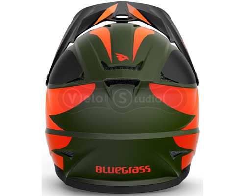 Вело шлем Bluegrass Intox CE Green Orange | Matt L ( 58-60 )
