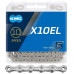 Цепь KMC X10EL Silver 10 скоростей 114 звеньев + замок