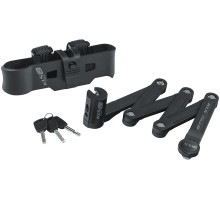 Замок KLS Tough 50 складной черный 3.5х780 мм