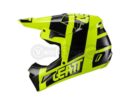 Мотошлем Leatt Helmet Moto 3.5 Citrus XXL (63-64 см) + Маска Velocity 4.5