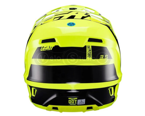 Мотошлем Leatt Helmet Moto 3.5 Citrus XXL (63-64 см) + Маска Velocity 4.5