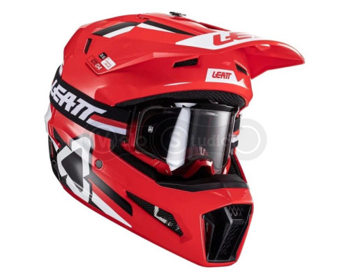 Мотошолом Leatt Helmet Moto 3.5 Red M (57-58 см) + Маска Velocity 4.5