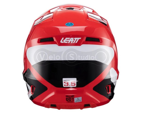 Мотошолом Leatt Helmet Moto 3.5 Red M (57-58 см) + Маска Velocity 4.5
