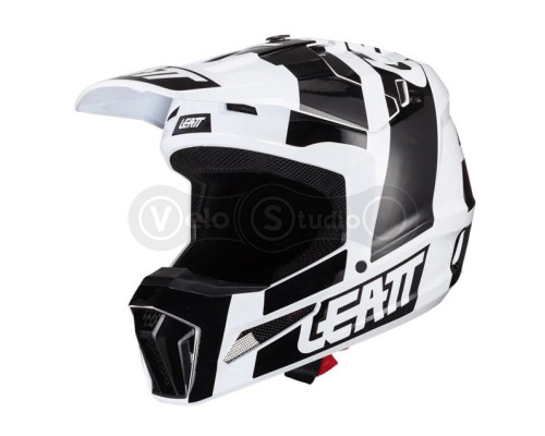 Мотошолом Leatt Helmet Moto 3.5 White S (55-56 см) + Маска Velocity 4.5
