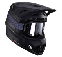 Мотошолом Leatt Helmet Moto 7.5 Stealth M (57-58 см) + Маска Velocity 4.5