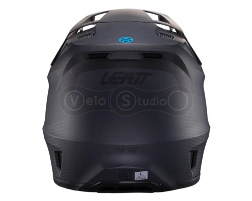Мотошолом Leatt Helmet Moto 7.5 Stealth M (57-58 см) + Маска Velocity 4.5