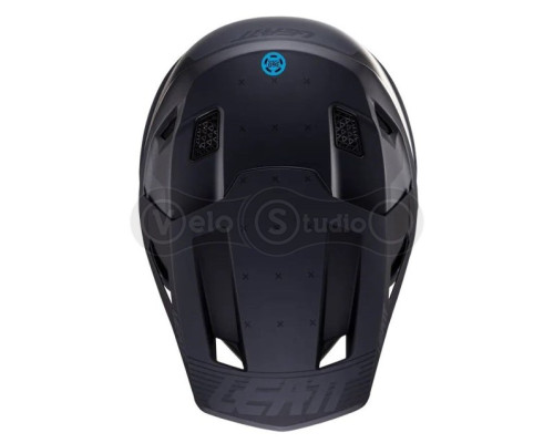 Мотошолом Leatt Helmet Moto 7.5 Stealth M (57-58 см) + Маска Velocity 4.5