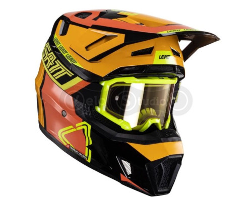 Мотошолом Leatt Helmet Moto 7.5 Citrus M (57-58 см) + Маска Velocity 4.5