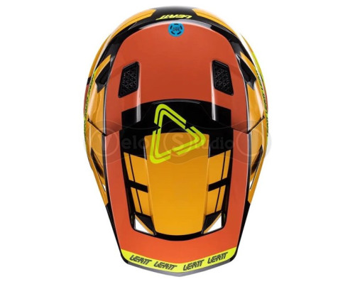 Мотошолом Leatt Helmet Moto 7.5 Citrus L (59-60 см) + Маска Velocity 4.5