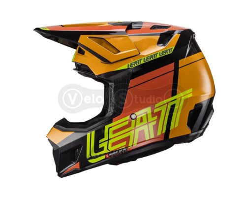 Мотошолом Leatt Helmet Moto 7.5 Citrus M (57-58 см) + Маска Velocity 4.5