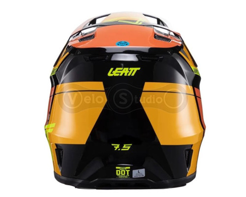Мотошолом Leatt Helmet Moto 7.5 Citrus M (57-58 см) + Маска Velocity 4.5