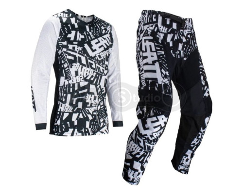 Мото костюм LEATT Ride Kit 3.5 White размер 30/S