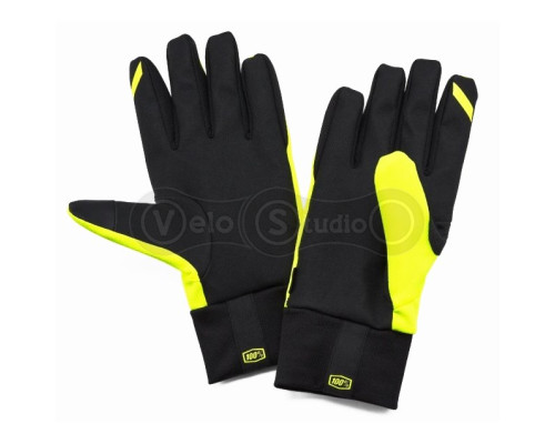 Водостійкі рукавички RIDE 100% Hydromatic Waterproof жовті розмір M