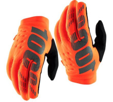 Зимові рукавички RIDE 100% BRISKER Cold Weather Fluo Orange розмір S