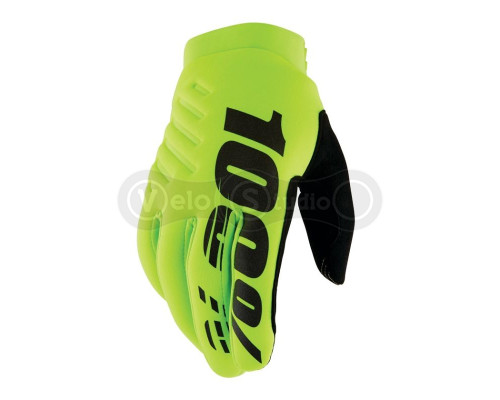 Зимние перчатки RIDE 100% Brisker Glove Fluo Yellow размер S